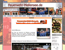 Tablet Screenshot of feuerwehr-mellensee.de